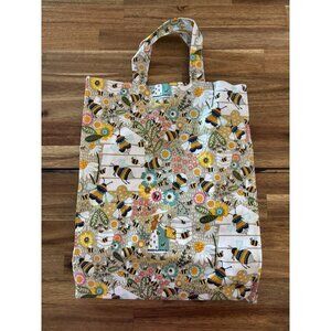 Ulster Weavers Bee Keeper Reusable PVC cotton Coated Shopping Bag Floral